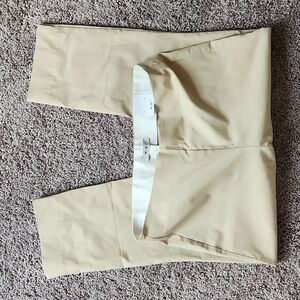 New With Tags WHBM tan crops Size 12